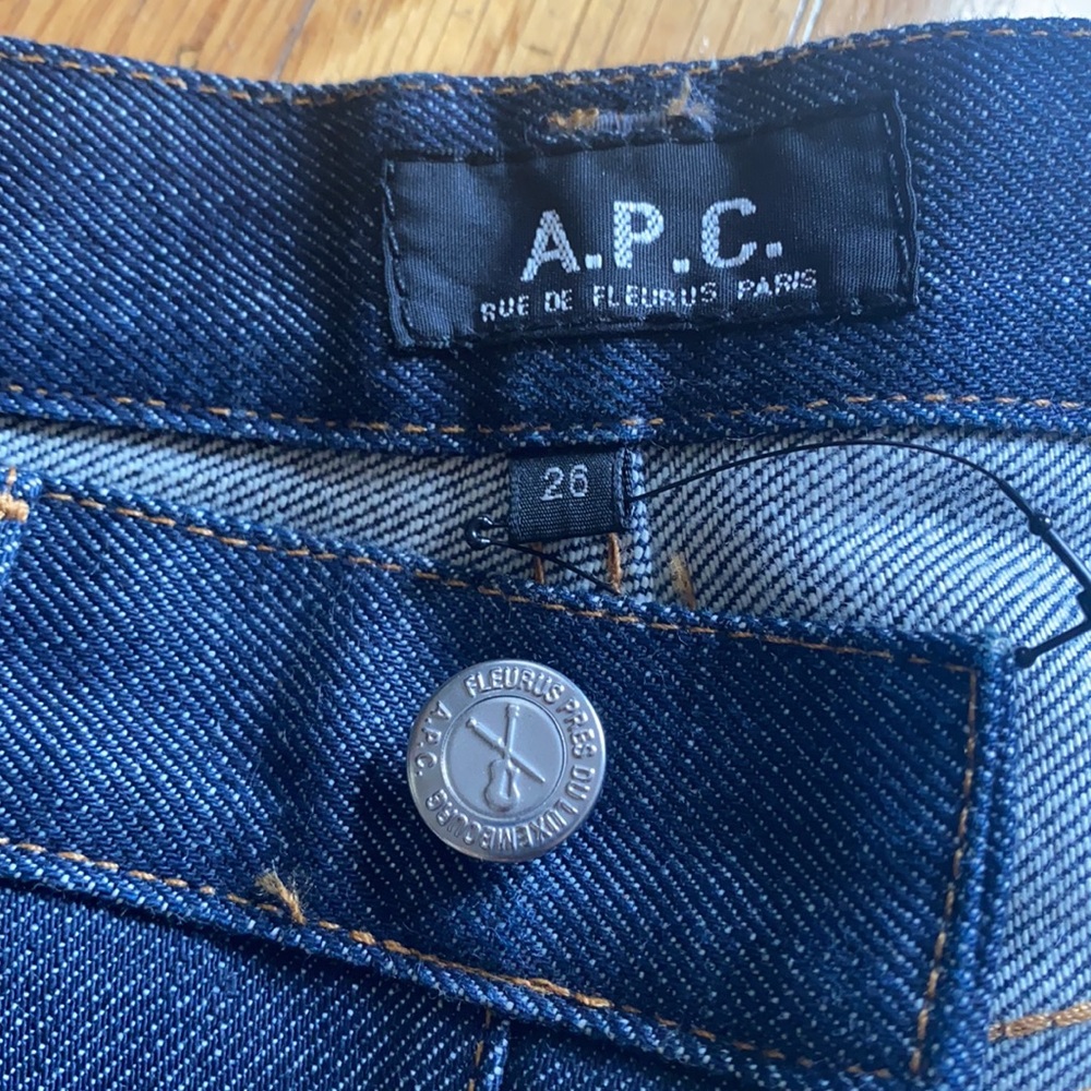New APC raw denim jeans 26 x30 - Picture 4 of 7